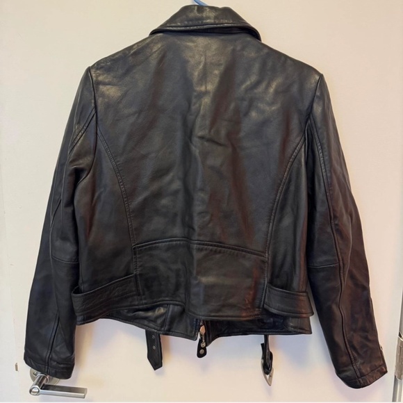 Leather Biker Jacket - Picture 2 of 6